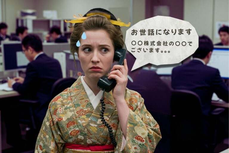 Making a call in Japan (business Japanese version)